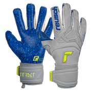 Reusch Attrakt Freegel Fusion Goaliator - Grey-Yellow-Blue (Pair)