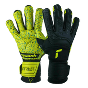 Reusch Attrakt Freegel Fusion Ortho-Tec Goaliator GK Gloves - Black-Lime Green