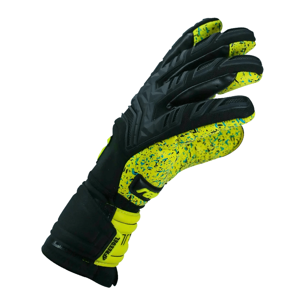 Reusch Attrakt Freegel Fusion Ortho-Tec Goaliator GK Gloves - Black-Lime Green
