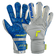 Reusch Attrakt Freegel Fusion Ortho-Tec Goaliator Goalkeeper Glove - Grey-Yellow-Blue