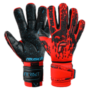 Reusch Attrakt Freegel Fusion Ortho-Tec Goaliator Goalkeeper Gloves - Bright Red-Black (Pair)