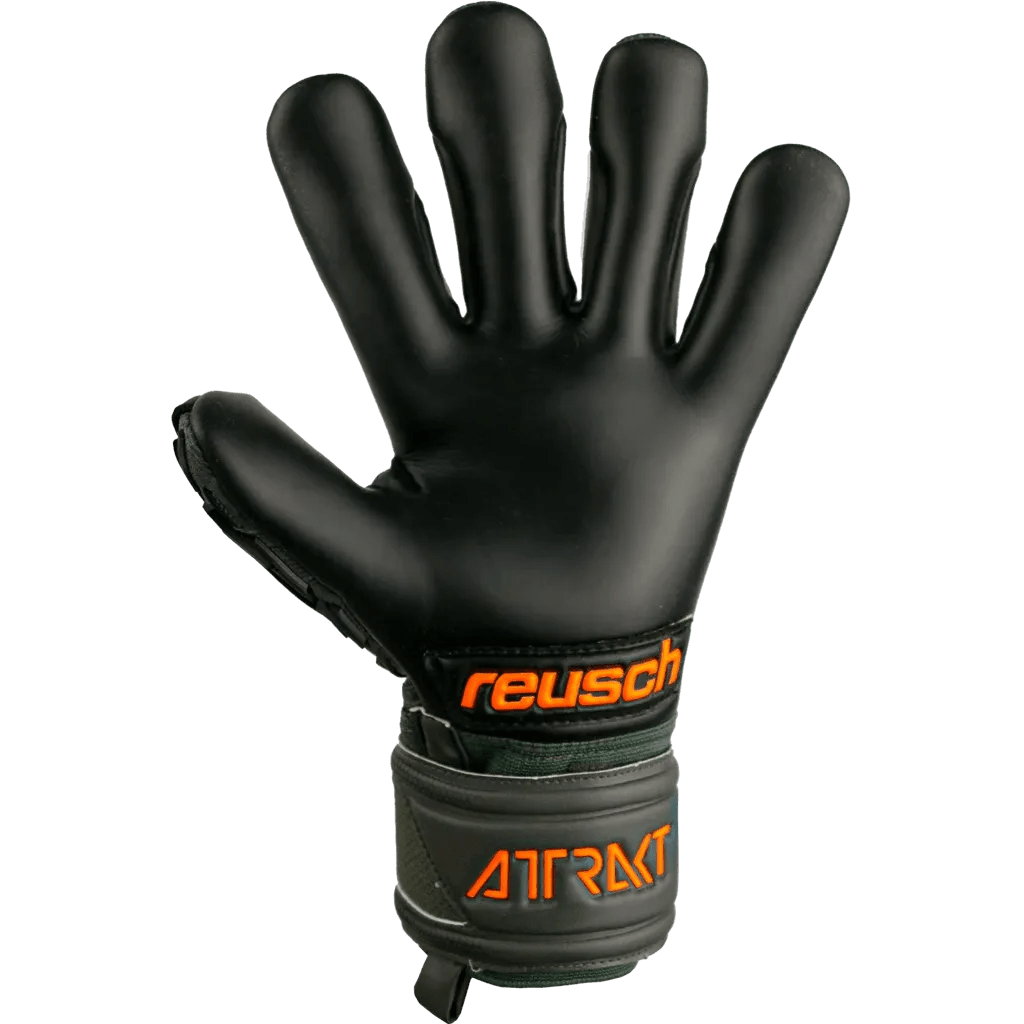 Reusch Attrakt Freegel Gold FS World Cup - Olive Green-Black-Orange (Single - Inner)