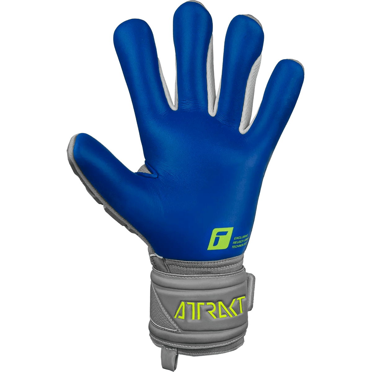 Reusch Attrakt Freegel Silver Finger Support - Grey-Yellow-Blue (Single - Inner)