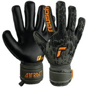 Reusch Attrakt Freegel Silver Goalkeeper Gloves - Desert Green-Orange-Black (Pair)