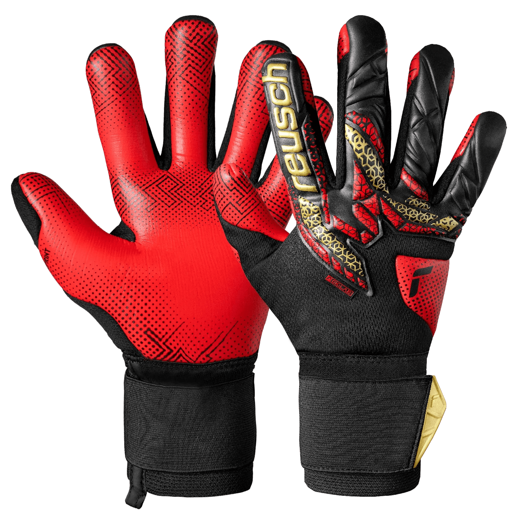 Reusch Attrakt Gold X Glueprint Goalkeeper Gloves (Pair)