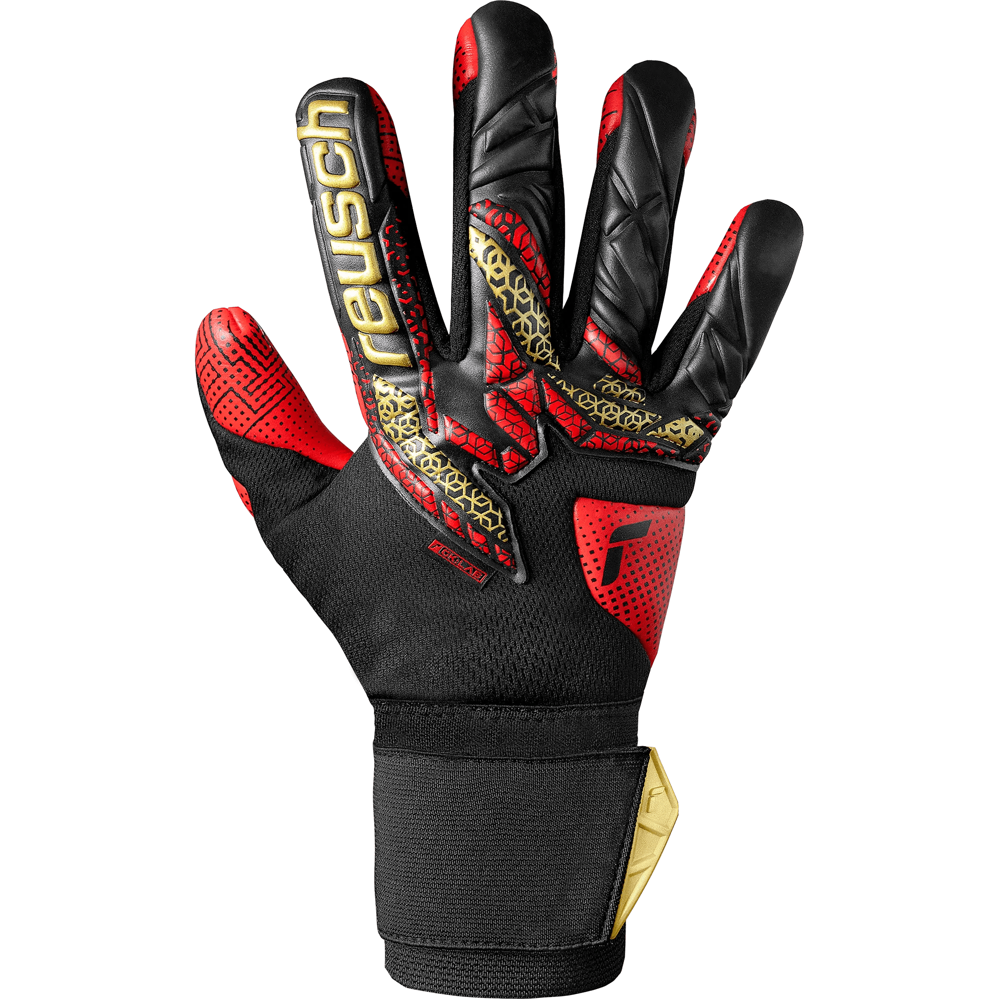 Reusch Attrakt Gold X Glueprint Goalkeeper Gloves (Single - Outer)