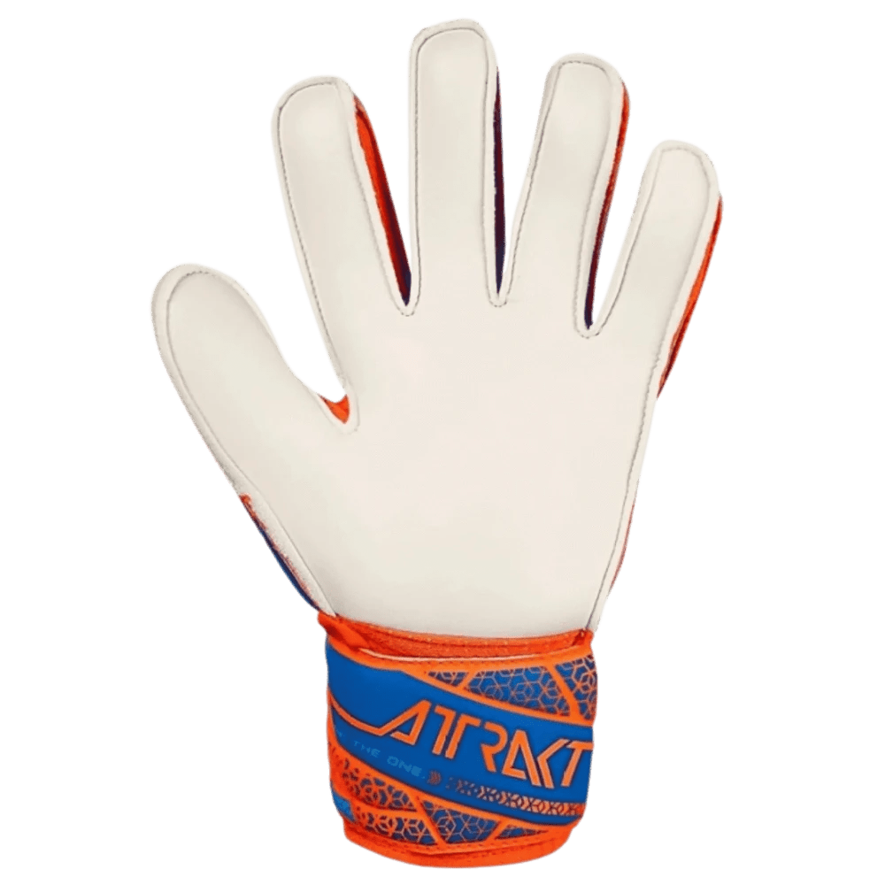 Reusch Attrakt Solid Goalkeeper Gloves Shocking Orange/Blue (Single - Inner)
