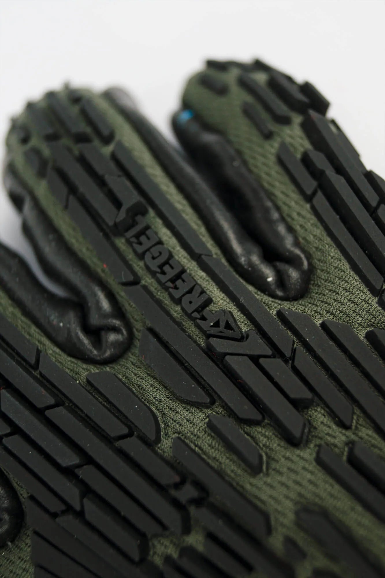 Reusch FG Fusion Ortho Goaliator Goalkeeper Gloves - Green-Black-Orange (Detail 6)