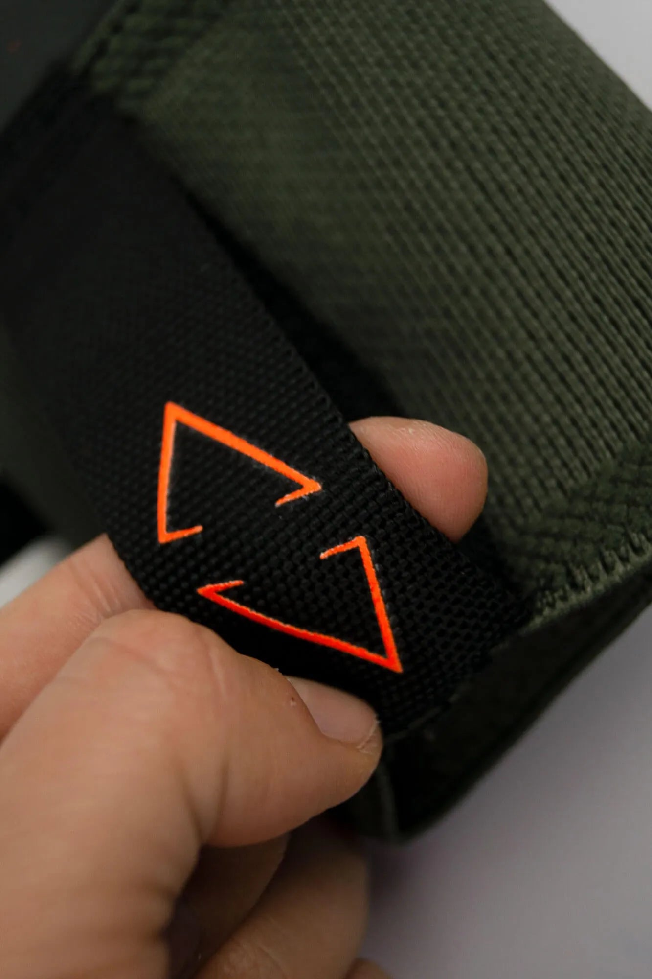 Reusch FG Fusion Ortho Goaliator Goalkeeper Gloves - Green-Black-Orange (Detail 1)