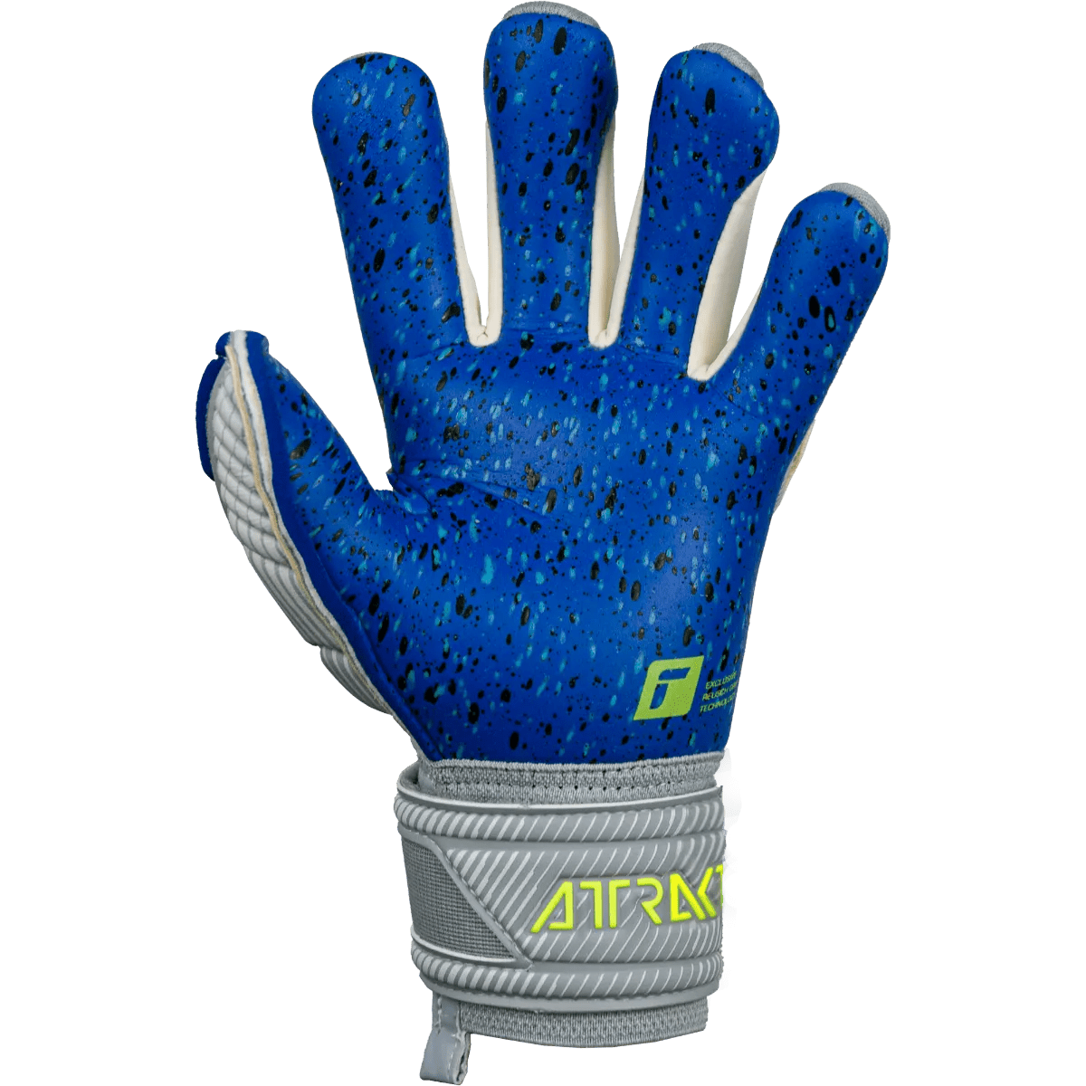 Reusch JR Attrakt Fusion FS Guardian - Grey-Yellow-Blue (Single - Inner)
