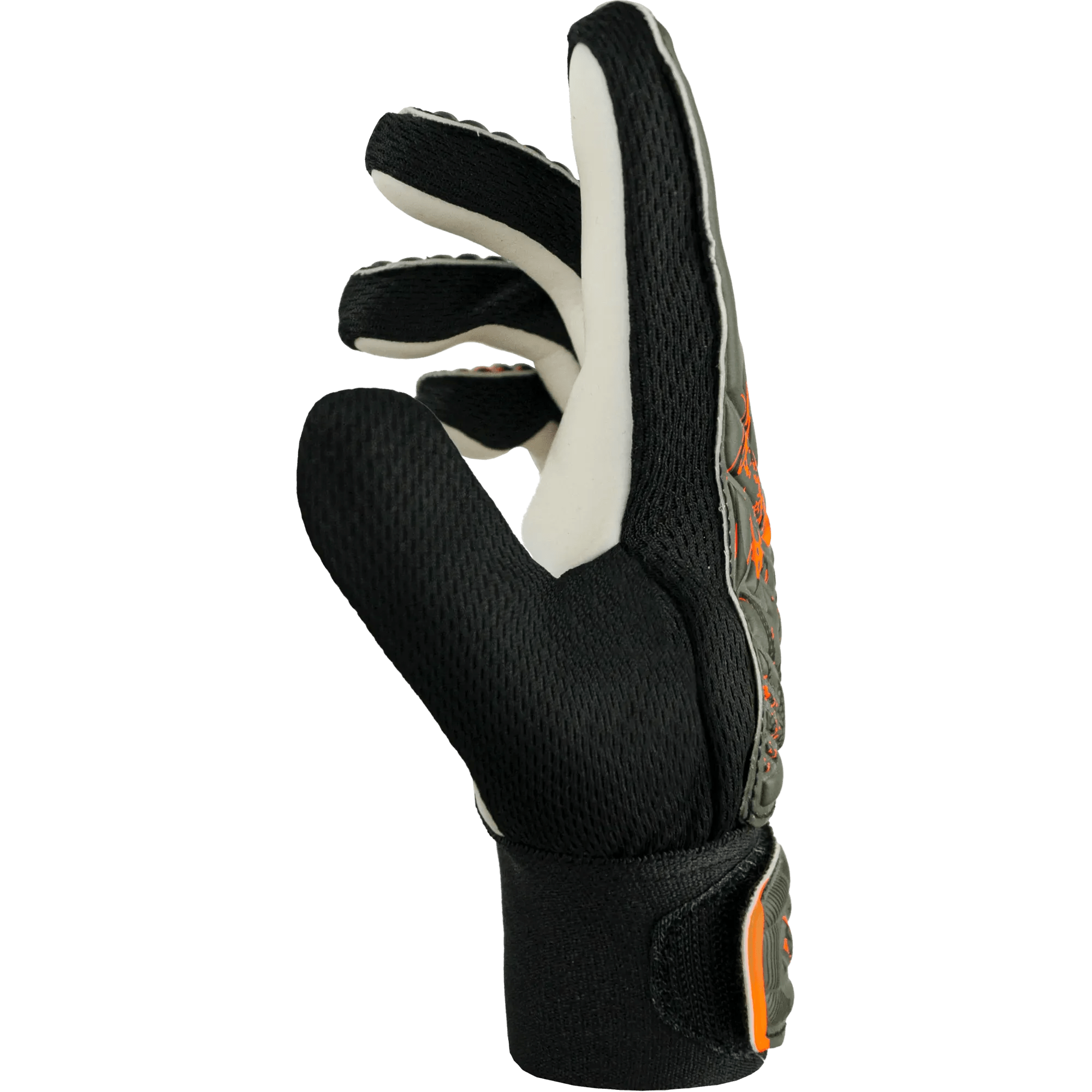 Reusch  JR Attrakt Starter Solid Goalkeeper Gloves - Desert Green-Orange (Single - Side)