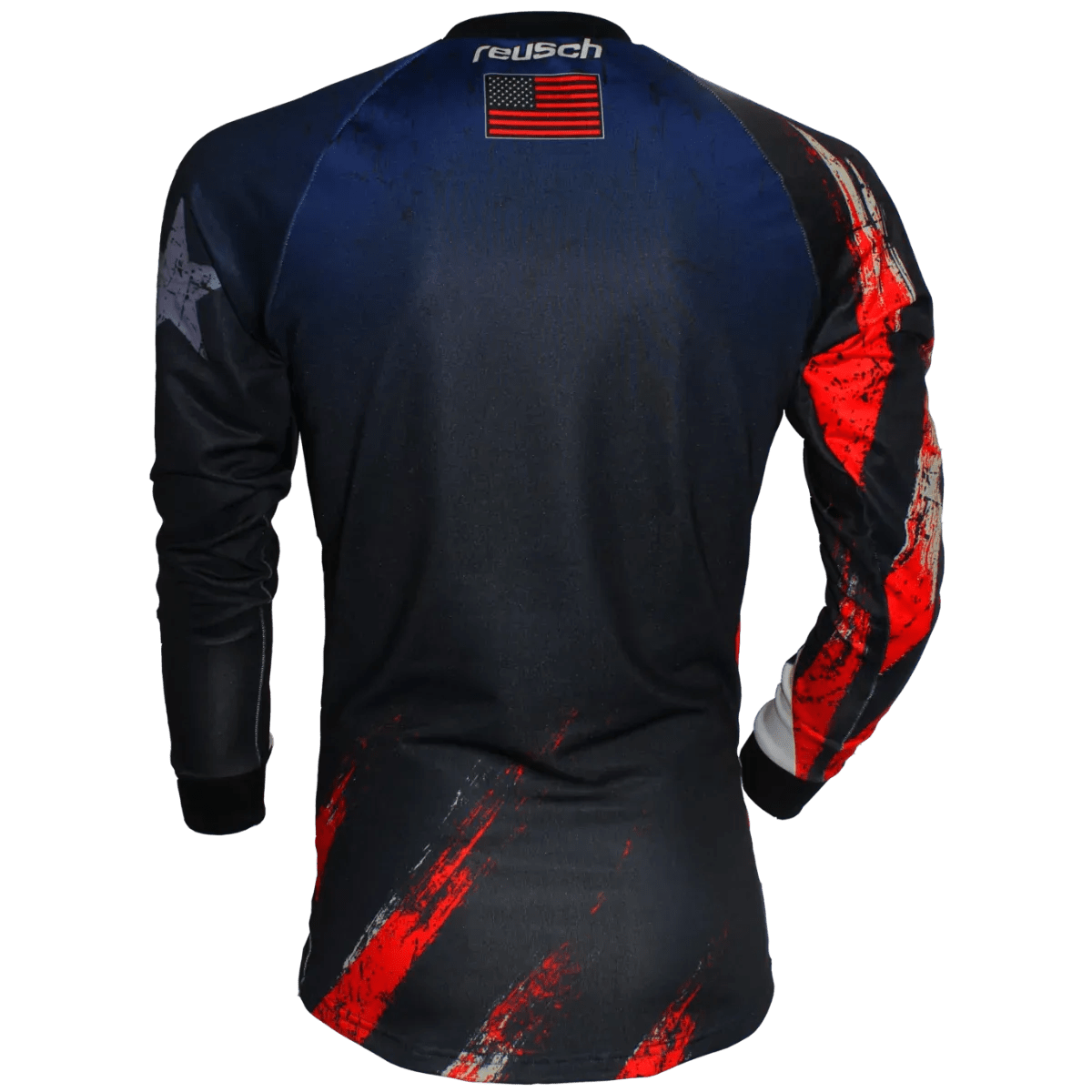 Reusch Patriot III Pro-Fit Goalkeeper Jersey - Navy-Red-White (Back)