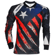 Reusch Patriot III Pro-Fit Goalkeeper Jersey - Navy-Red-White (Front)