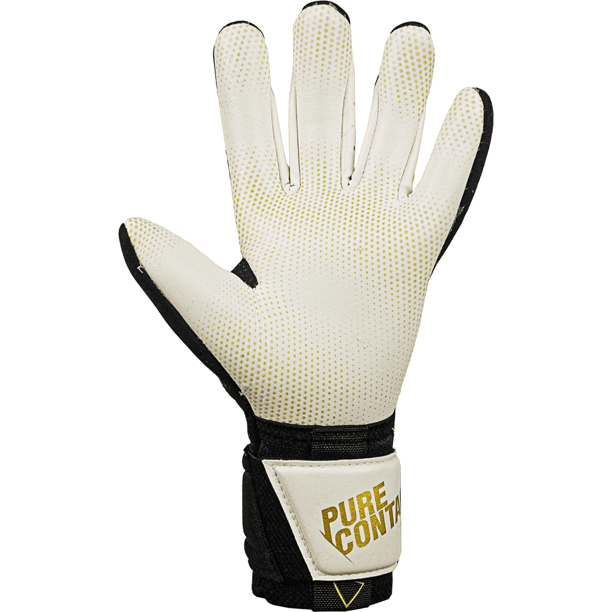 Reusch Pure Contact Gold X Glueprint Goalkeeper Gloves - Black-Gold (Single - Inner)