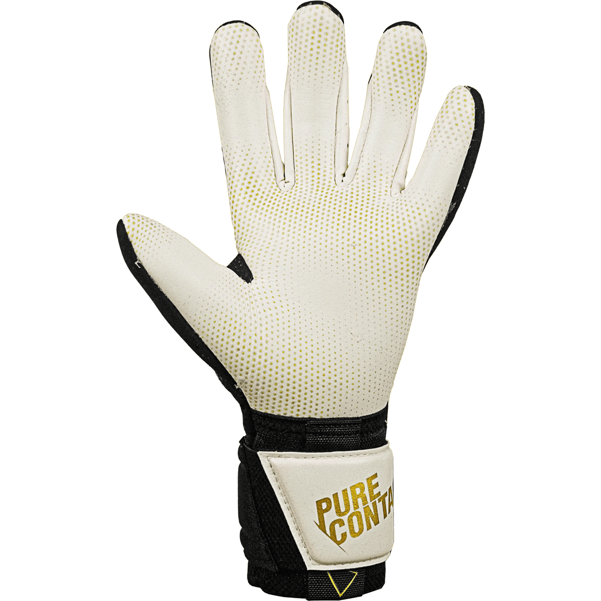 Reusch Pure Contact Gold X Glueprint Goalkeeper Gloves - Black-Gold (Single - Inner)