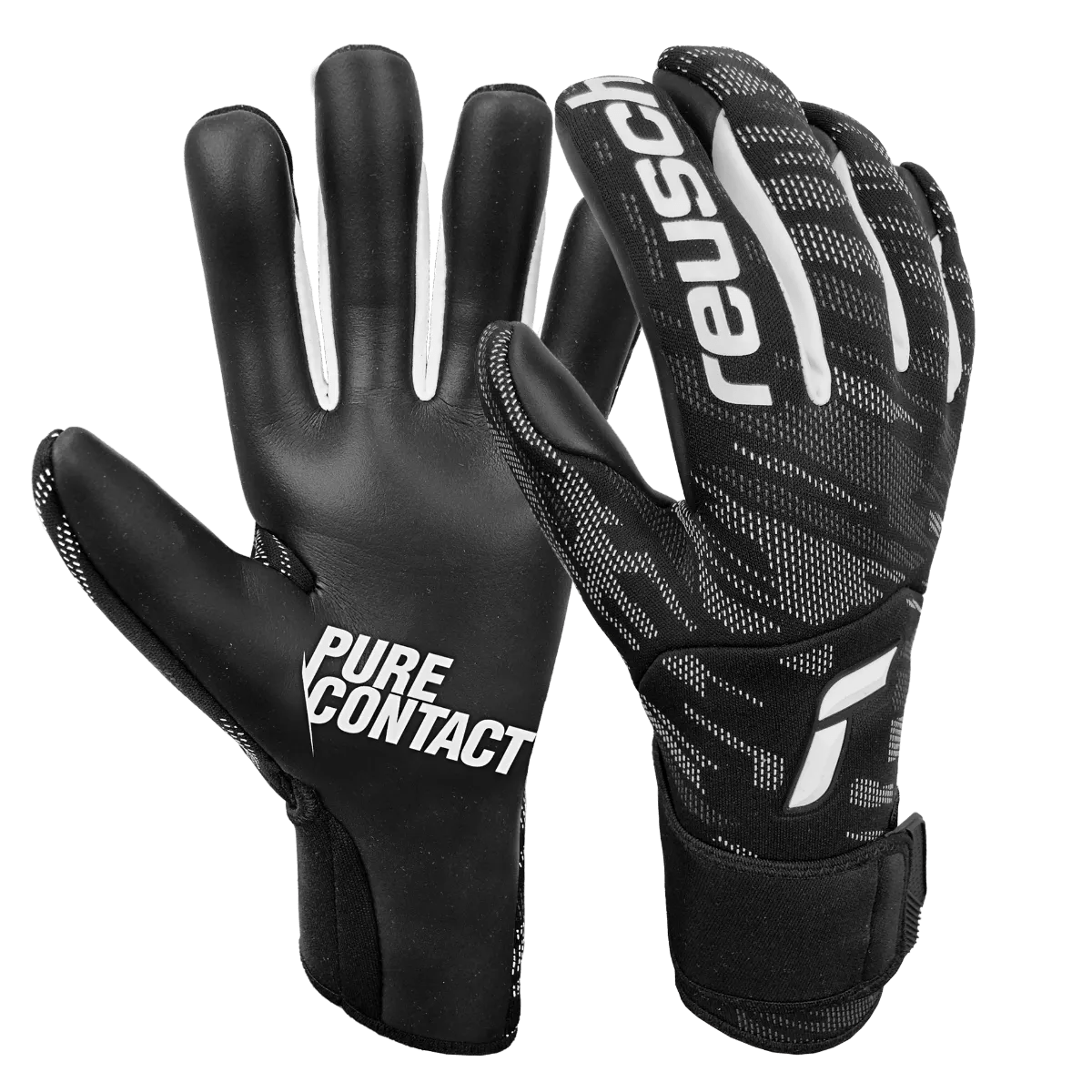Reusch Pure Contact Infinity Goalkeeper Gloves - Black