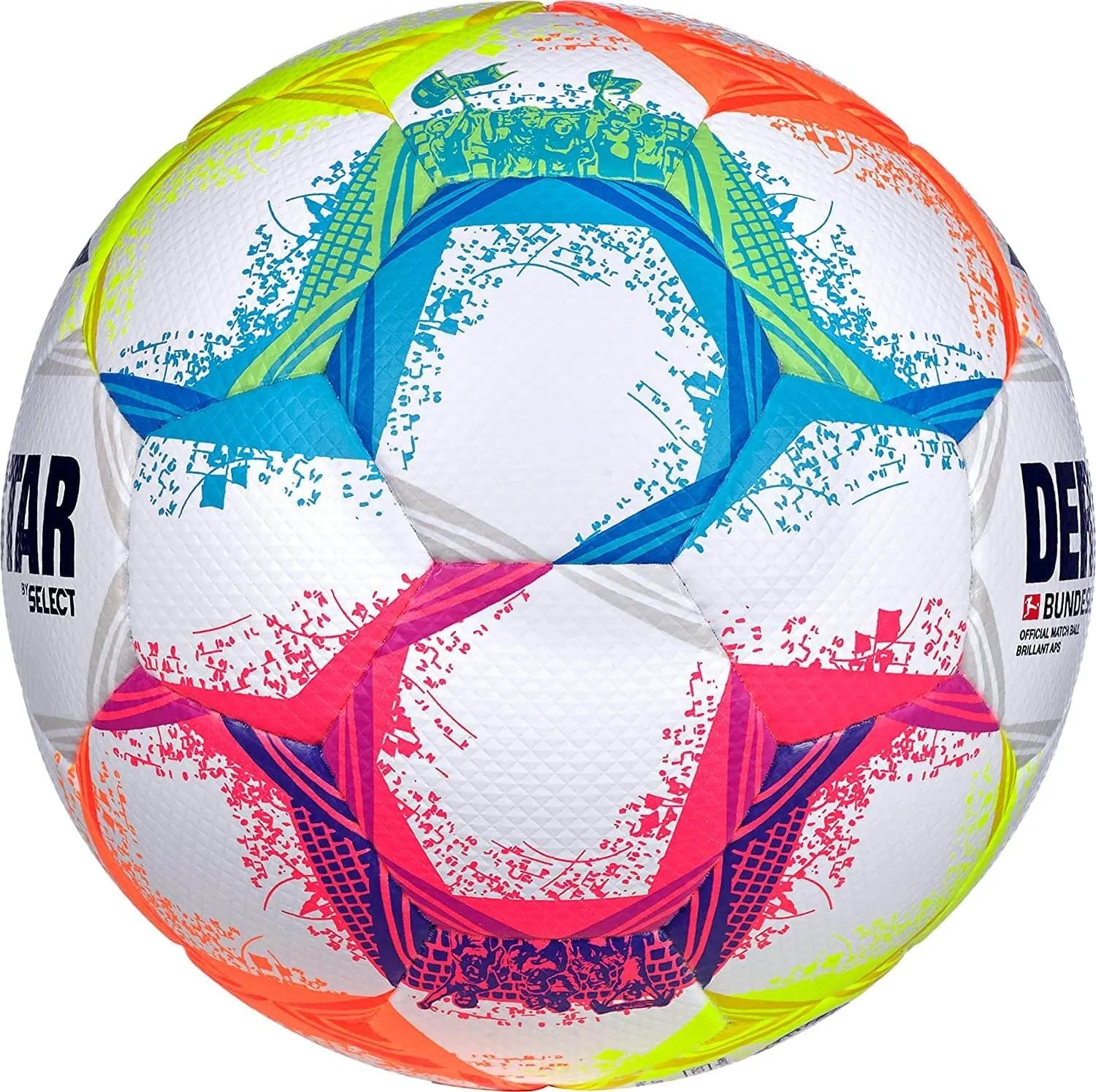 Select 2022-23 Derbystar Bundesliga FIFA Pro Match Ball - White-Multicolor (Back)