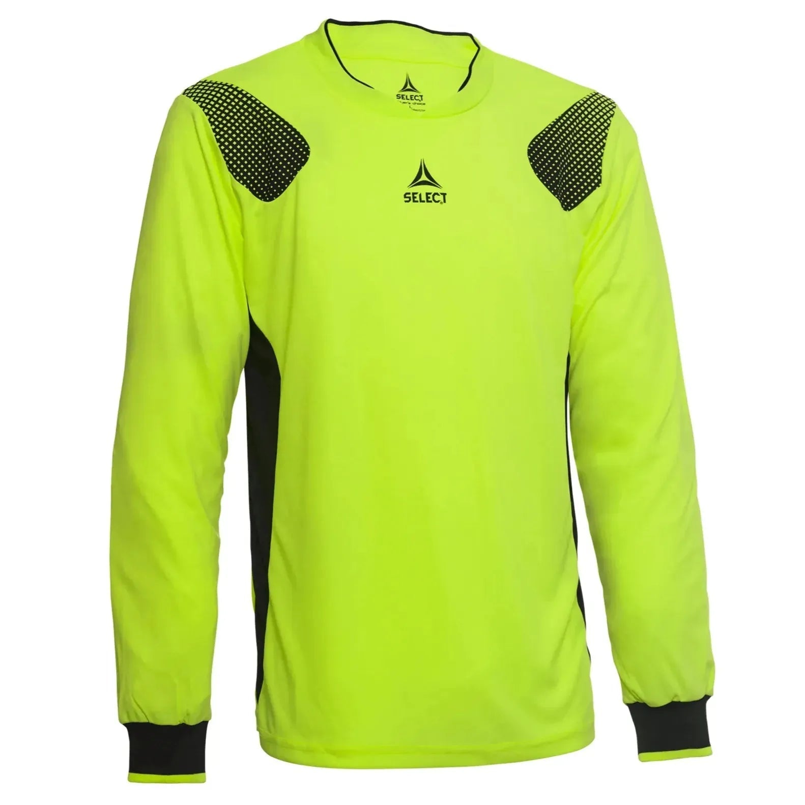 Select Copenhagen Youth LS Goalkeeper Jersey - Yellow-Black (Front)