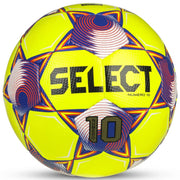 Select v25 Numero 10 Fifa Basic Soccer Ball - Yellow-Blue-Red Size 5 (10 Ball & Bag Bundle)