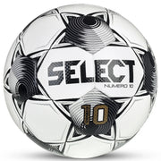 Select v25 Numero 10 Soccer Ball - White-Black-Silver (Front)