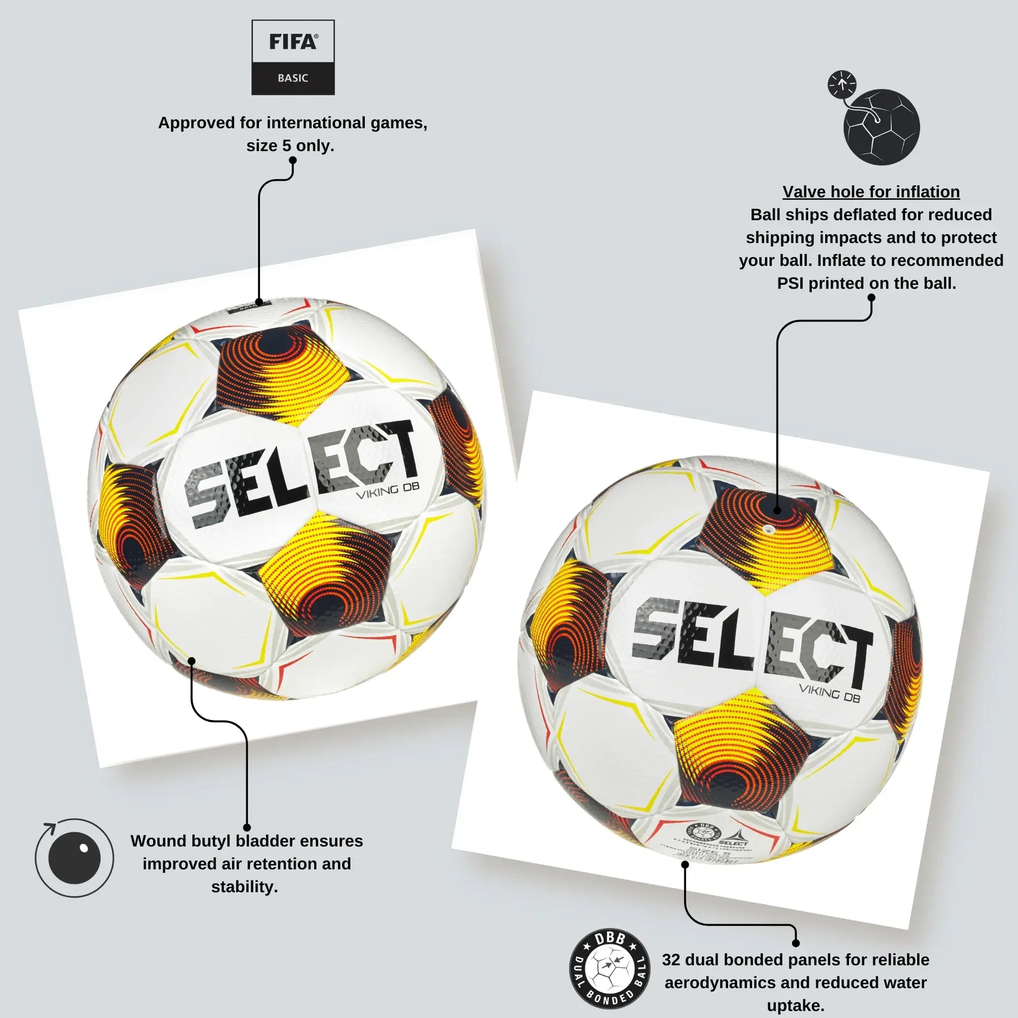 Select v25 Viking DB Soccer Ball (Features 1)