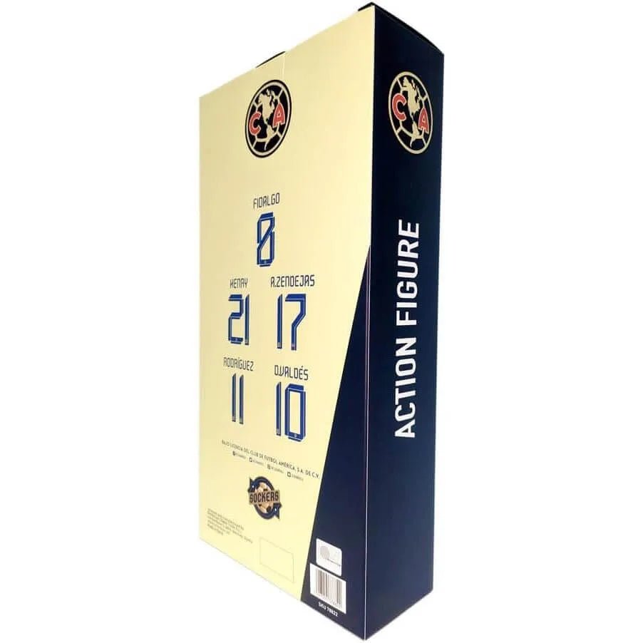 Sockers Action Figure A. Zendejas Club America (Box - Back)