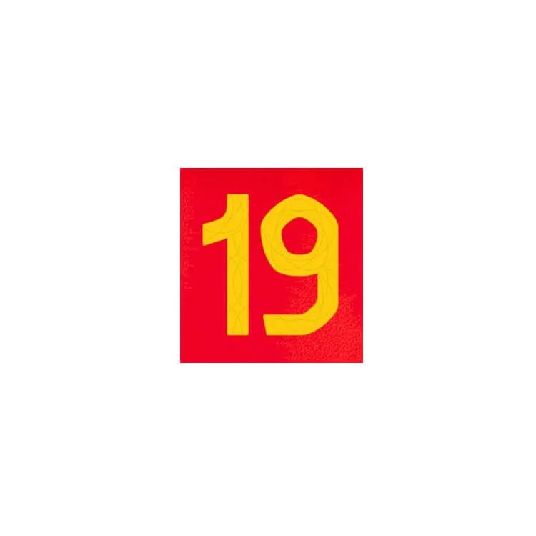 Spain 2024/25 Home Lamine Yamal #19 Jersey Name Set