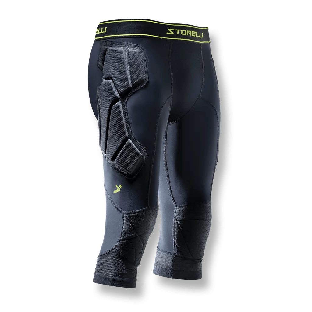 Storelli Bodyshield GK Three-Quarter Leggings 2 - Black (Front)