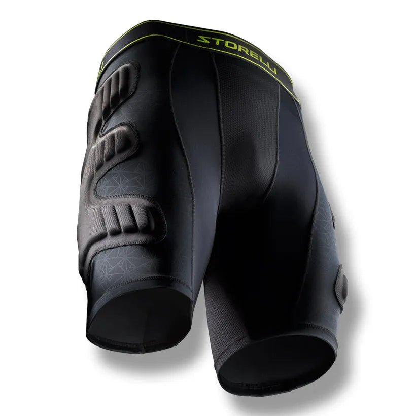 Storelli Bodyshield Youth Goalkeeper Sliders - Black (Front)