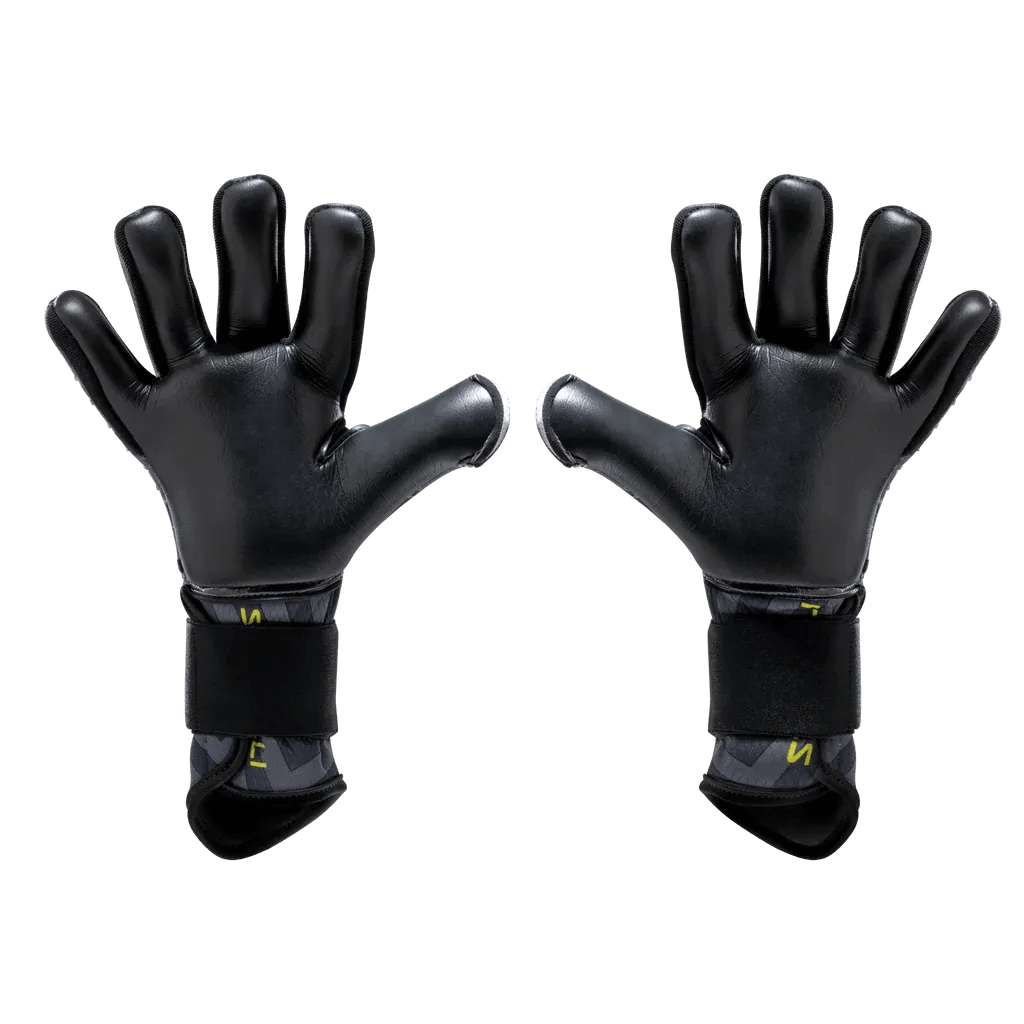 Storelli Electric Charge Finger Spine Protection Goalkeeper Gloves Black (Pair - Inner)