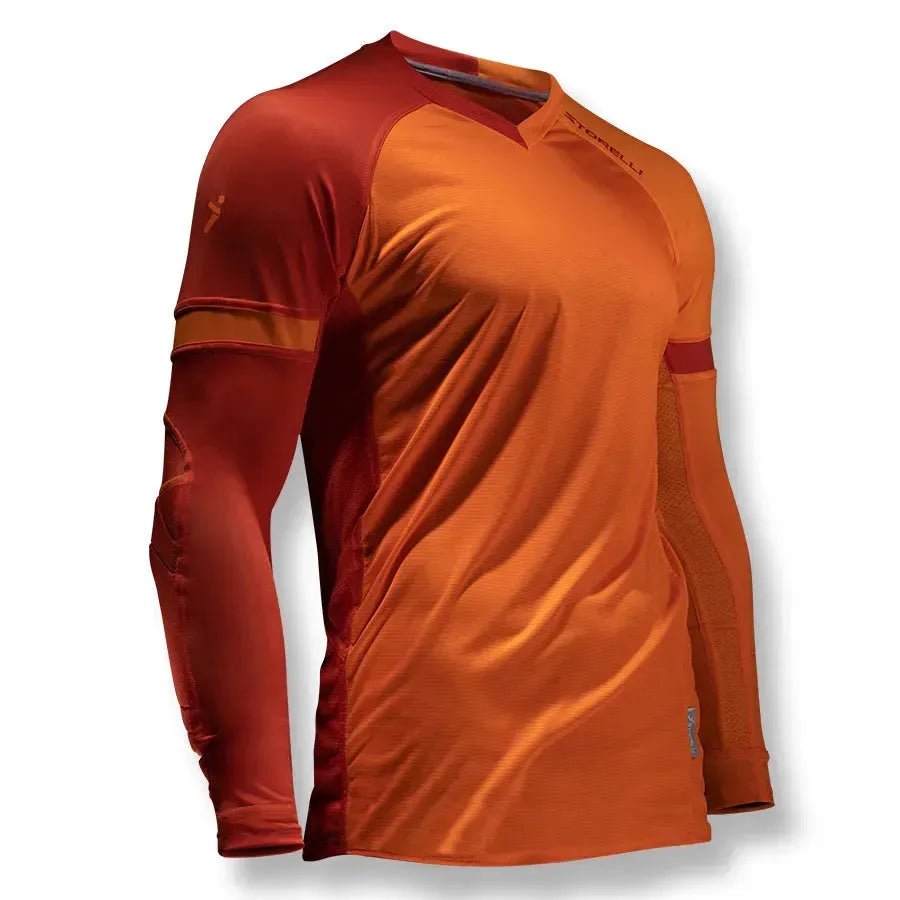 Storelli Exoshield Youth Goalkeeper Jersey - Orange (Front)