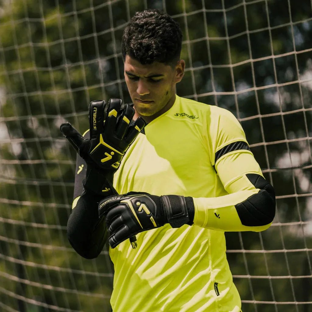 Storelli Gladiator Elite 3.0 with Spine Glove - Black-Yellow (Model 3)