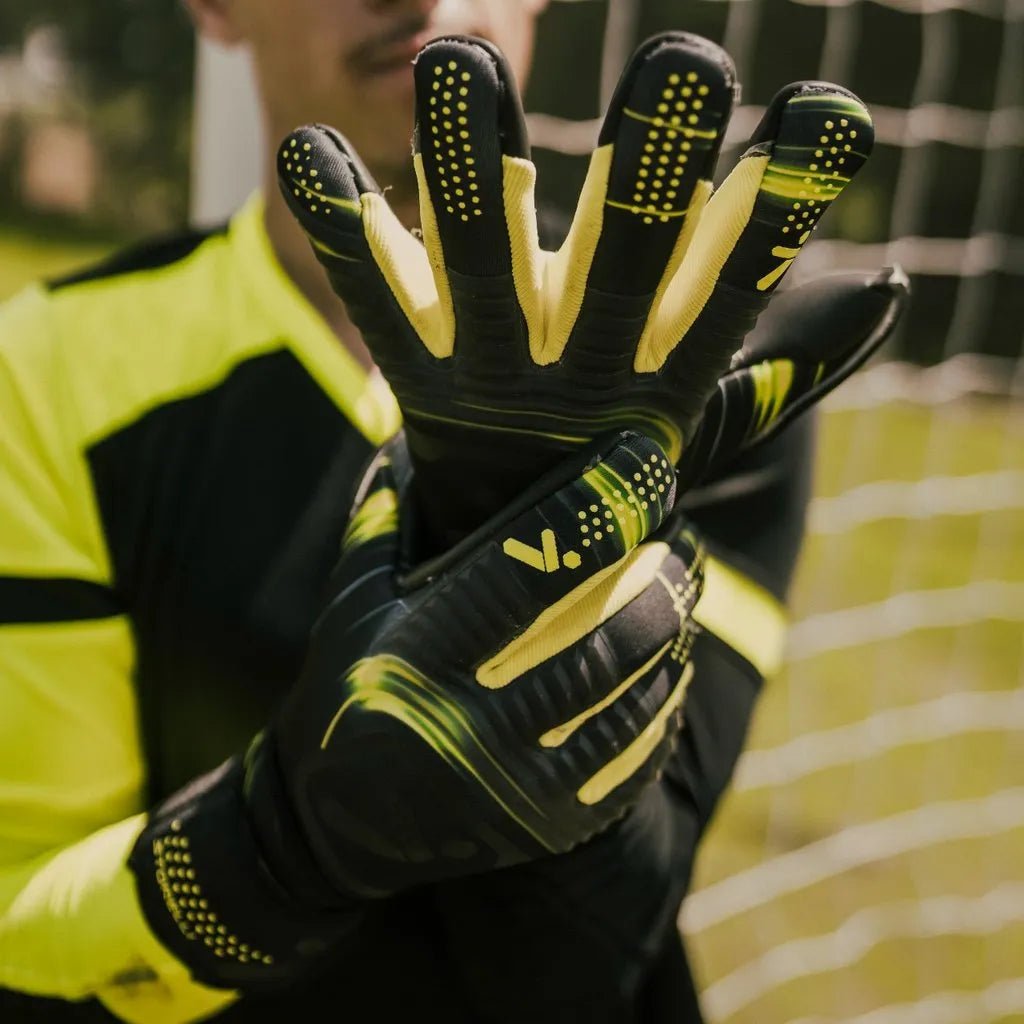 Storelli Silencer Menace GK Glove - Black-Yellow (Model 3)
