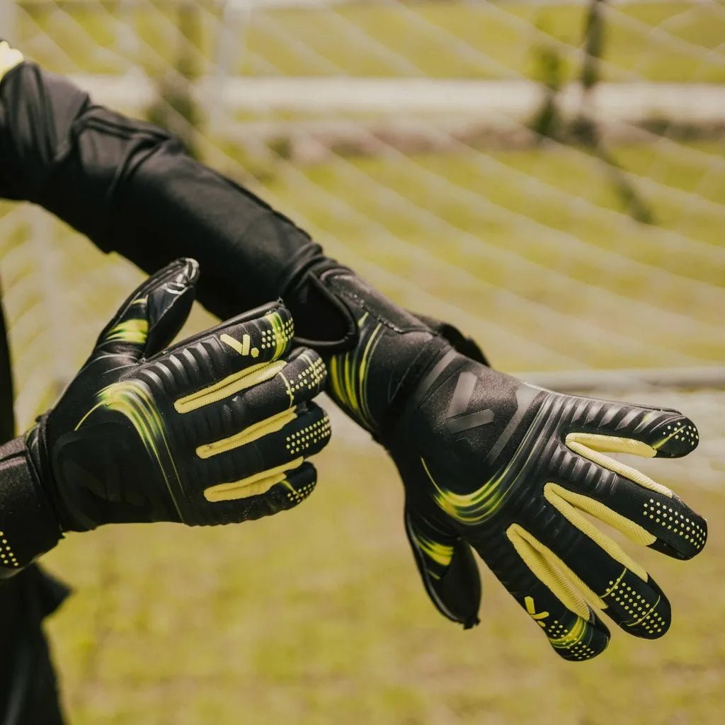 Storelli Silencer Menace GK Glove - Black-Yellow (Model 1)