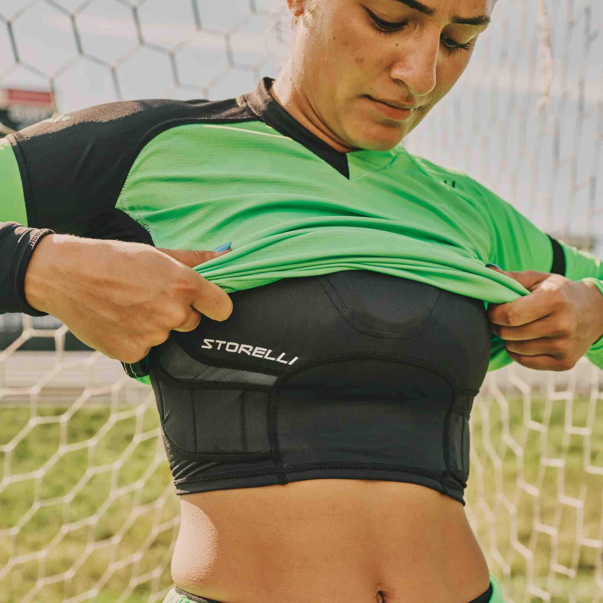 Storelli Women's Bodyshield Crop Top White (Model 2)