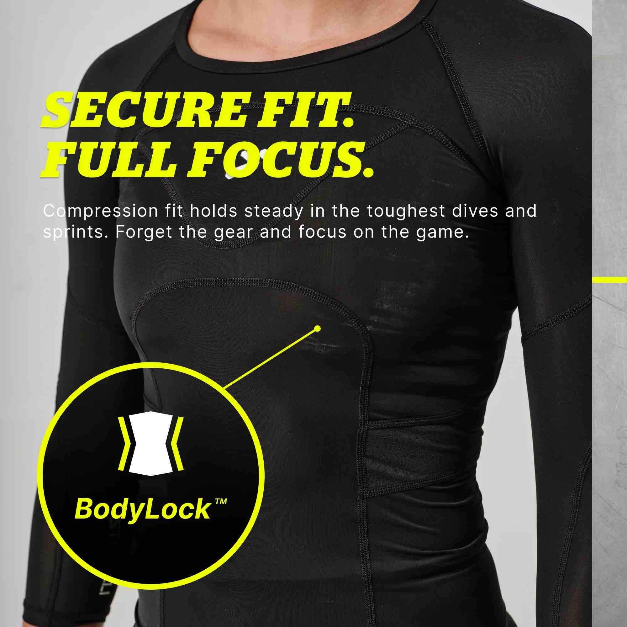 Storelli Women's BodyShield Goalkeeper 3/4 Undershirt (Features 2)