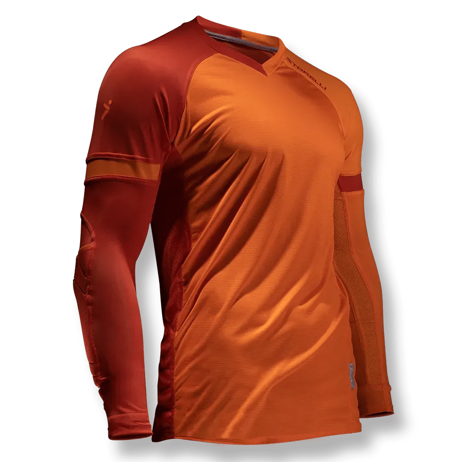 Storelli Youth Exoshield Gladiator Goalkeeper Jersey - Orange (Front)