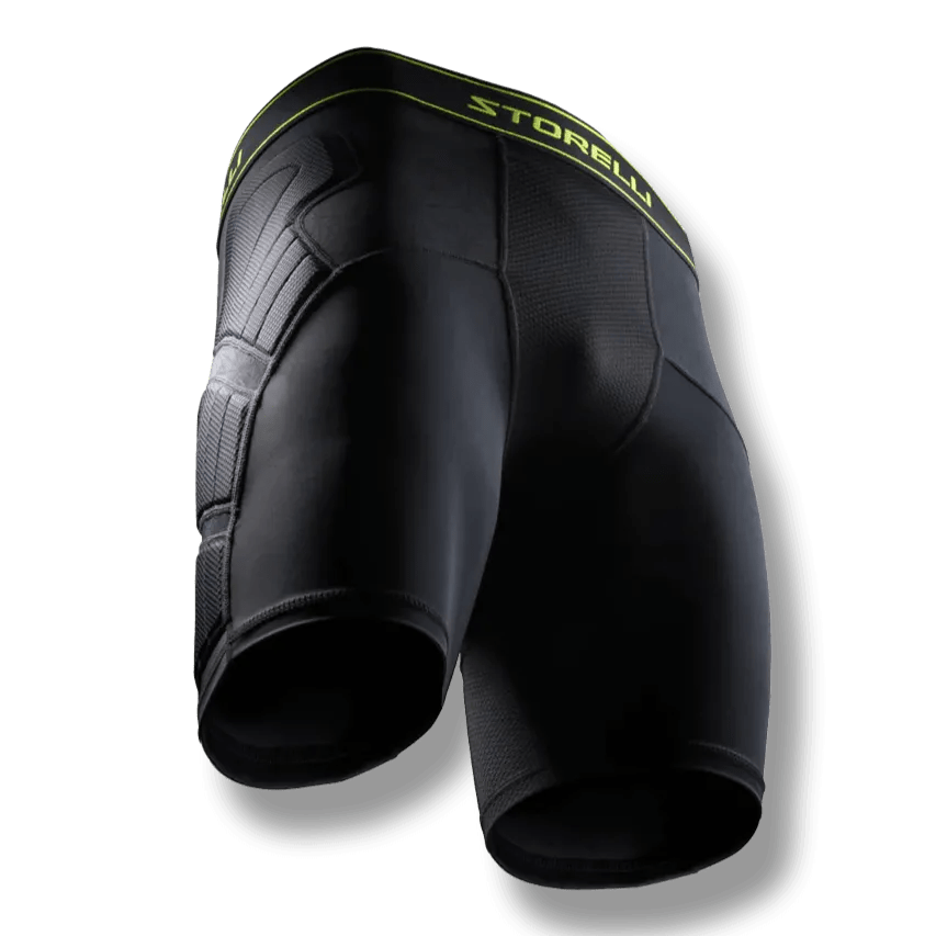 Storelli Youth Field Player Sliders - Black (Lateral)