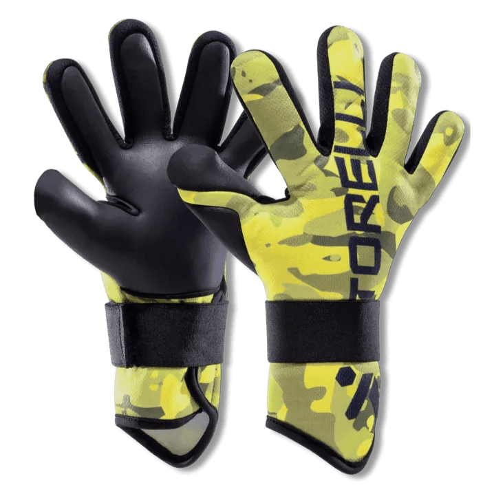 Storelli Youth Gladitor Challenger Finger Spine Protection Yellow Camo (Set)