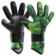 Storelli Youth Gladiator Challenger FS Goalkeeper Gloves Green Camo (Pair)