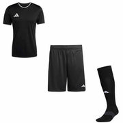 adidas Entrada 26 Men's Soccer Jersey/Entrada 26 Shorts/Metro 6 Socks Bundle