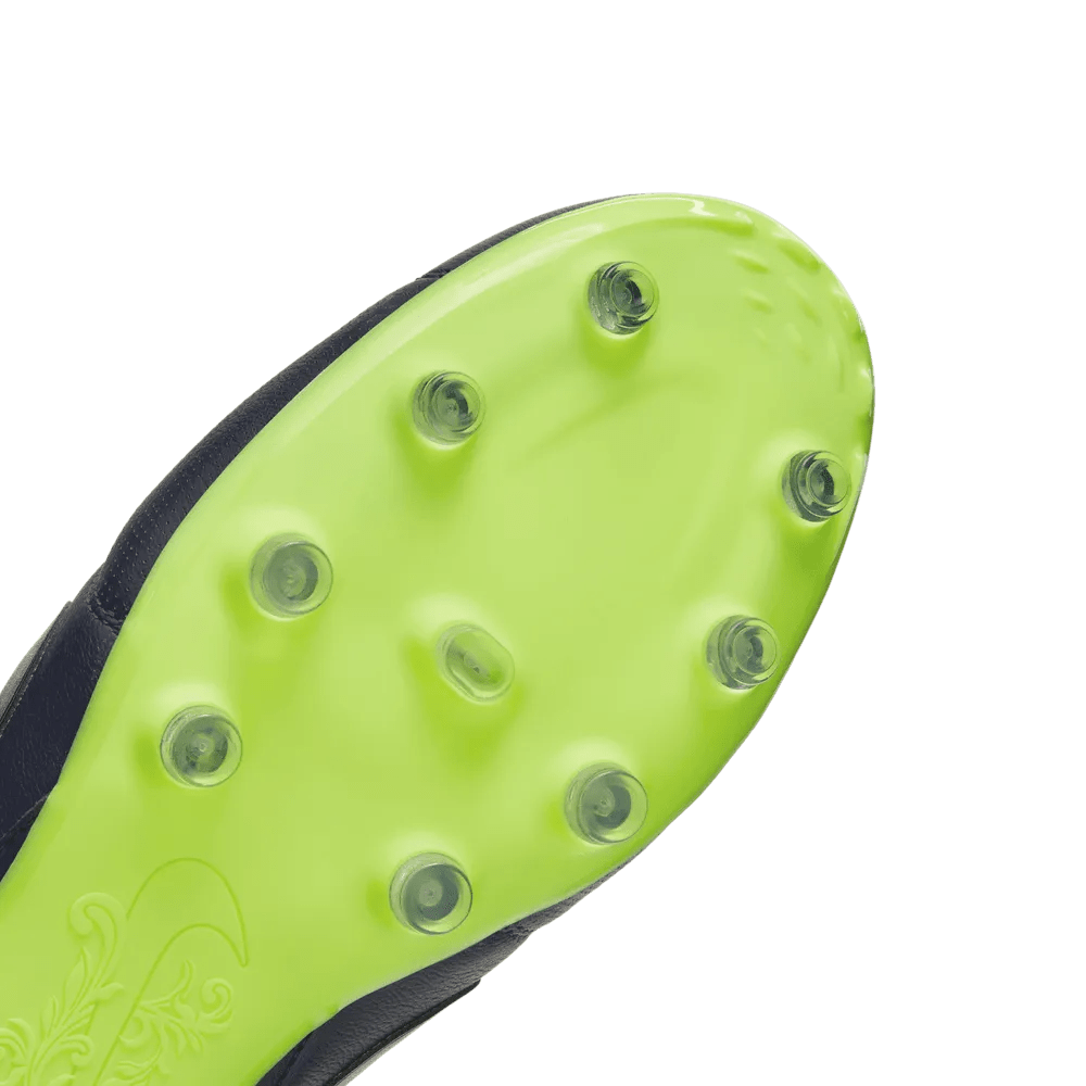 The Nike Premier III FG Blackened Blue Volt Black (Detail 1)