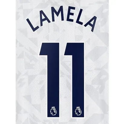 Tottenham 2019/22 Home Lamela #11 Jersey Name Set