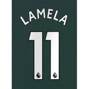 Tottenham 2020/21 Away Lamela #11 Jersey Name Set