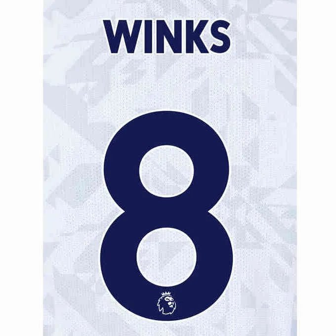 Tottenham 2020/21 Home Winks #8 Jersey Name Set