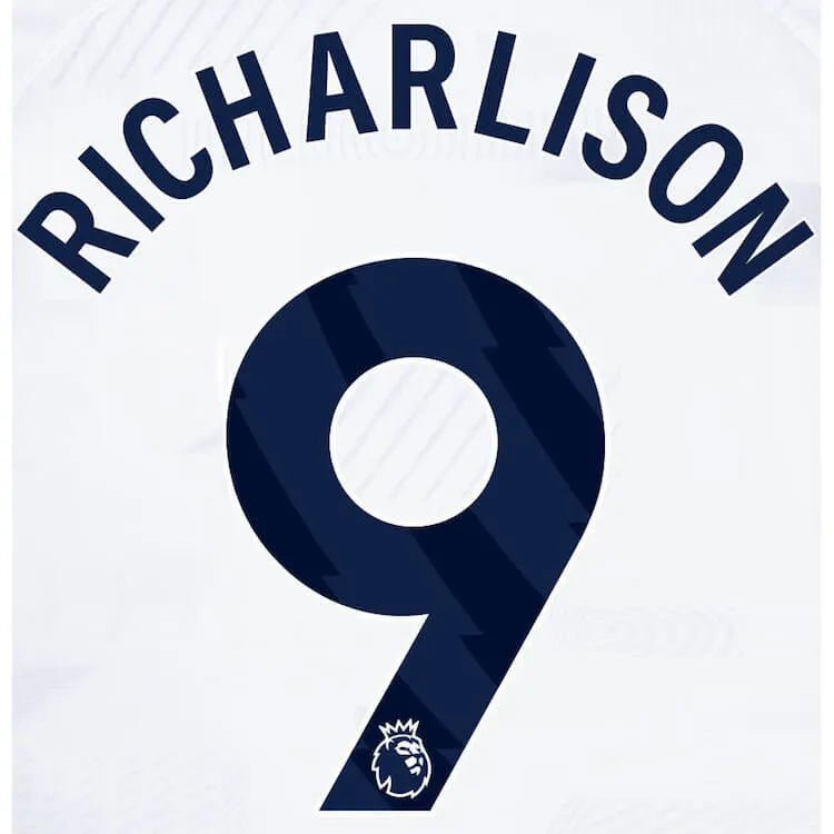 Tottenham 2023-Home Richarlison #9 Jersey Name Set-Navy (Back)
