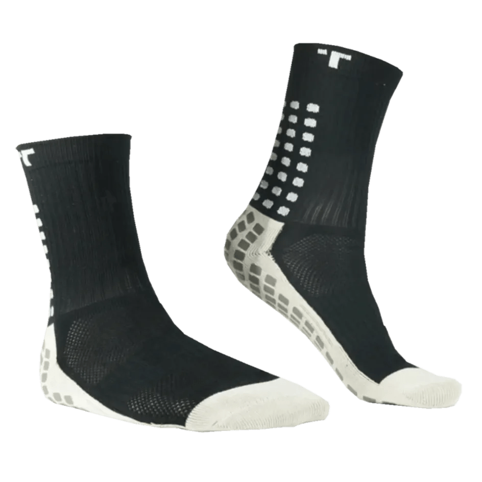TruSox Mid-Calf Crew Length Socks Black (Pair)