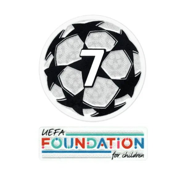 UEFA 2021-24 AC Milan Champion League YOUTH Patch Set (Foundation Patch Included)
