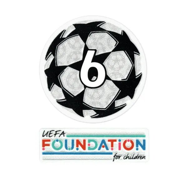 UEFA 2021-24 Liverpool/Bayern Munich Champion League YOUTH Patch Set (Foundation Patch Included)