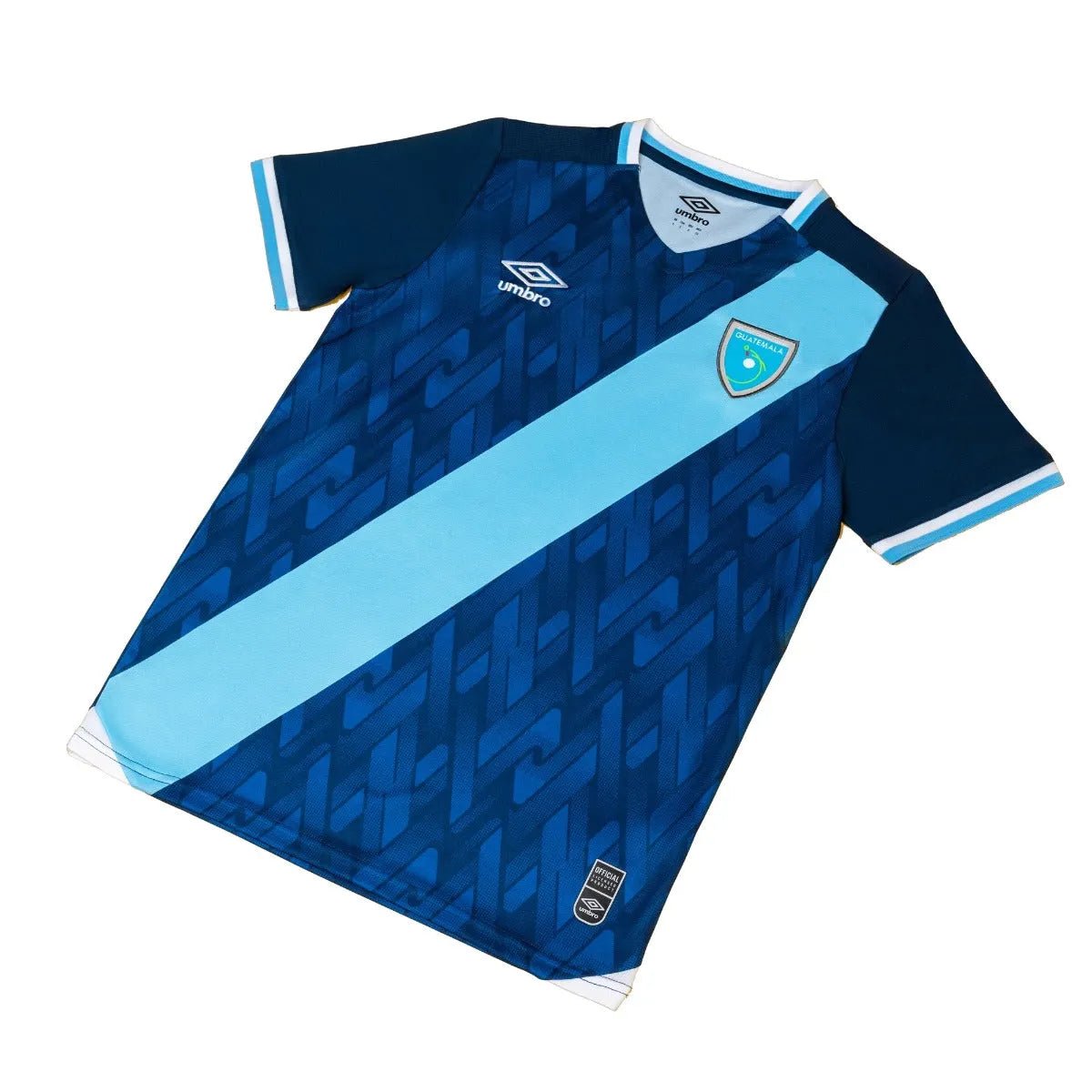 Umbro 2021-22 Guatemala Away Jersey - Navy-Sky Blue (Front)